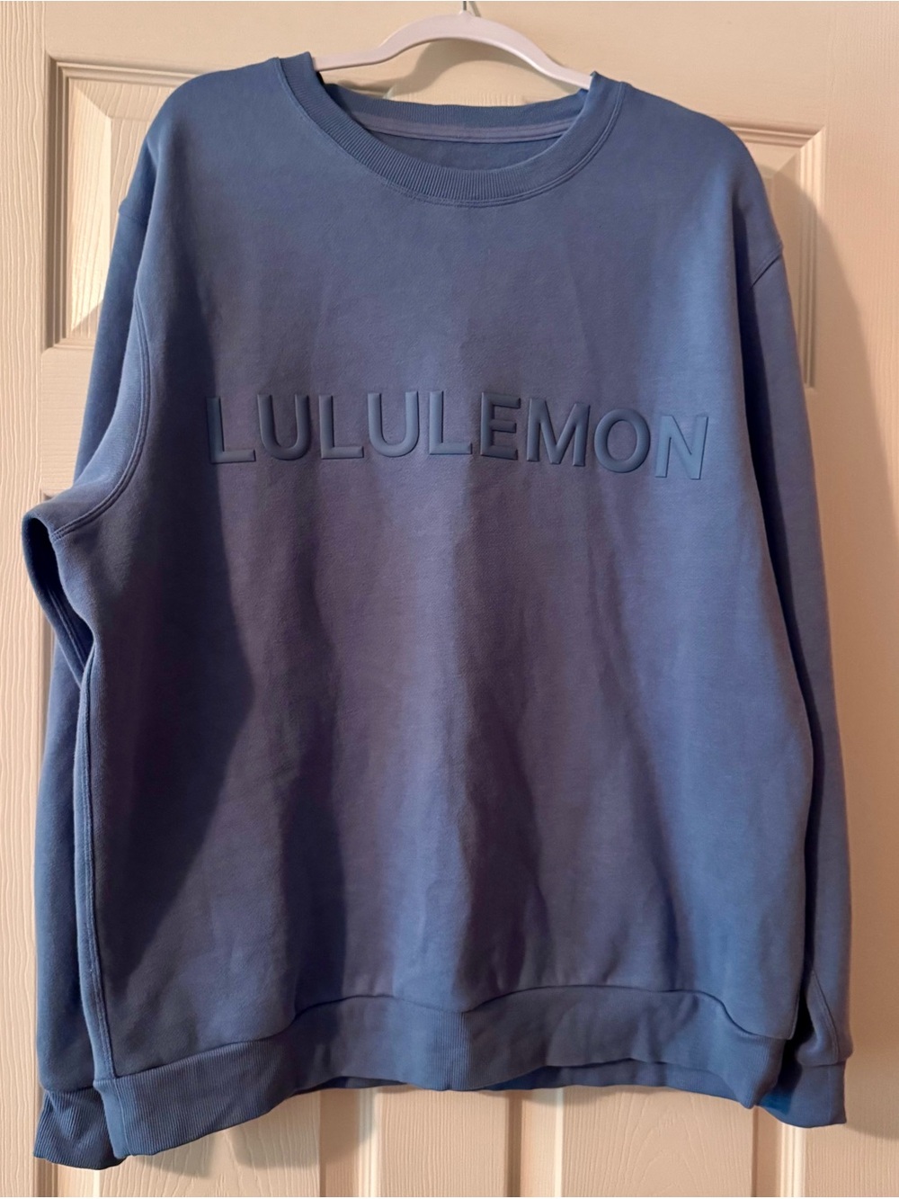 Lululemon Steady State with Embossed Logo Crewneck Sweatshirt